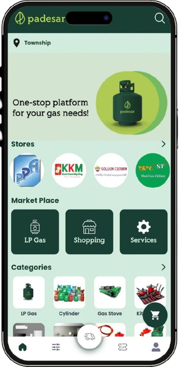 Padesar app in phone